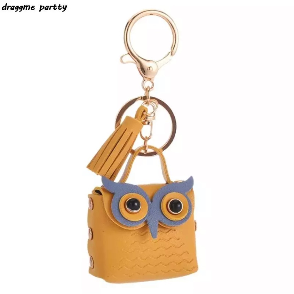 MINI OWL COIN👛PURSE KEYCHAIN